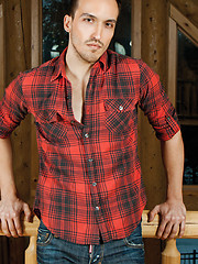 Lucas exclusive Johnny Venture takes Ben Drivers huge cock