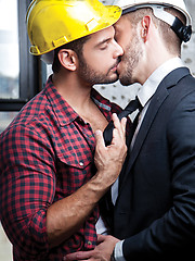 It is an anal and oral battle between a contractor and a foreman